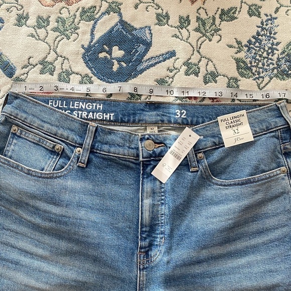 NWT J. CREW High-rise full-length '90s classic-straight jean in Holly - Picture 10 of 13